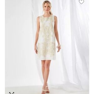 Karen Kane Dress Embroidered White NWT